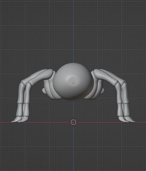 Simple Spider Model 3D model_3