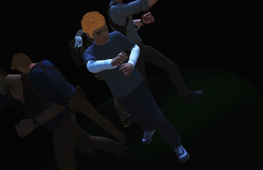 Uncharted NathanDrake like model pack Low-poly 3D model_4