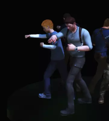 Uncharted NathanDrake like model pack Low-poly 3D model_0