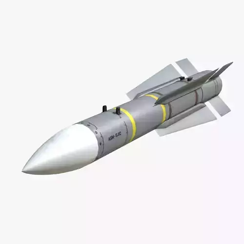 AIM -54C Phoenix American Air to Air BVR Missile  Low-poly 3D model