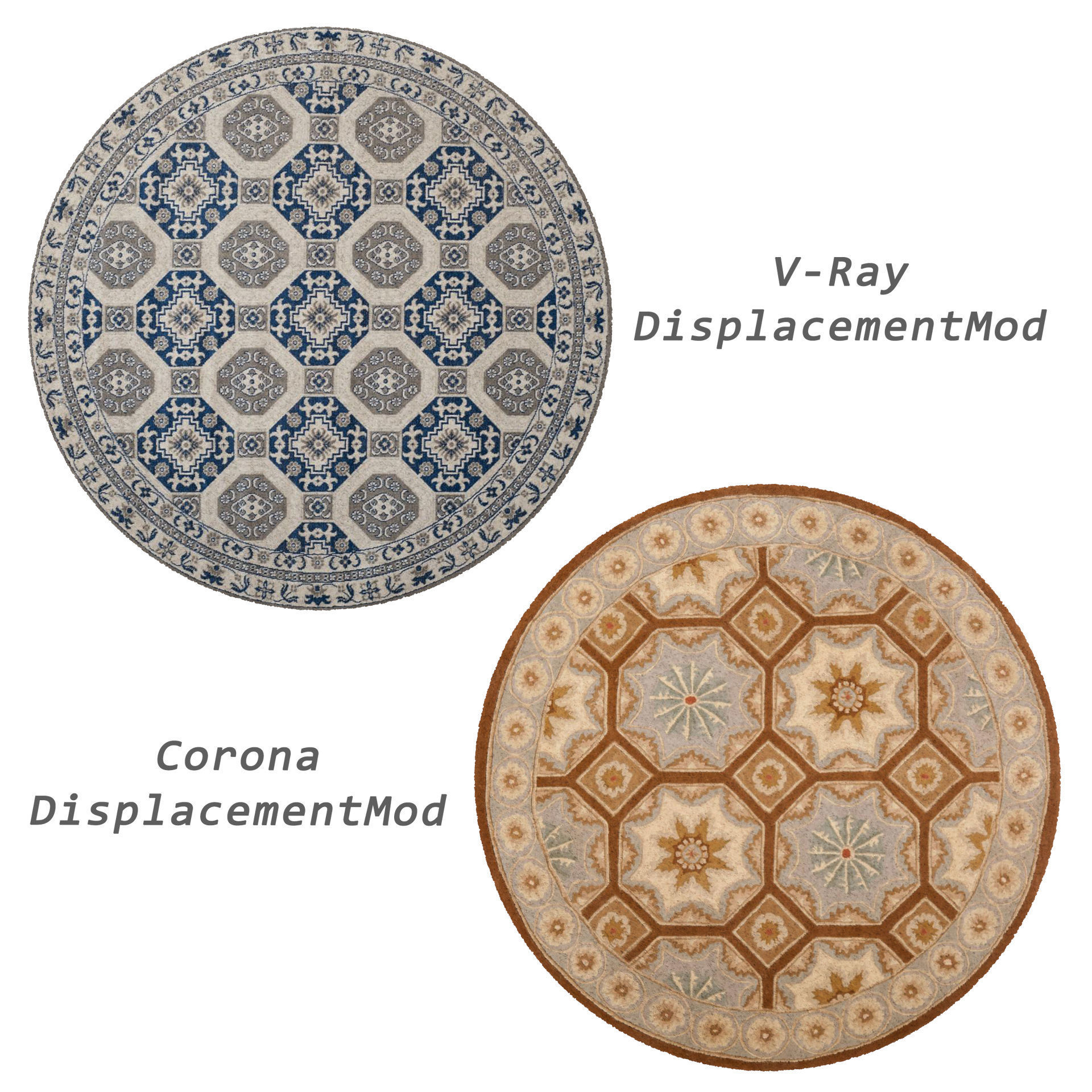 Rugs No 625 Low-poly 3D model_2