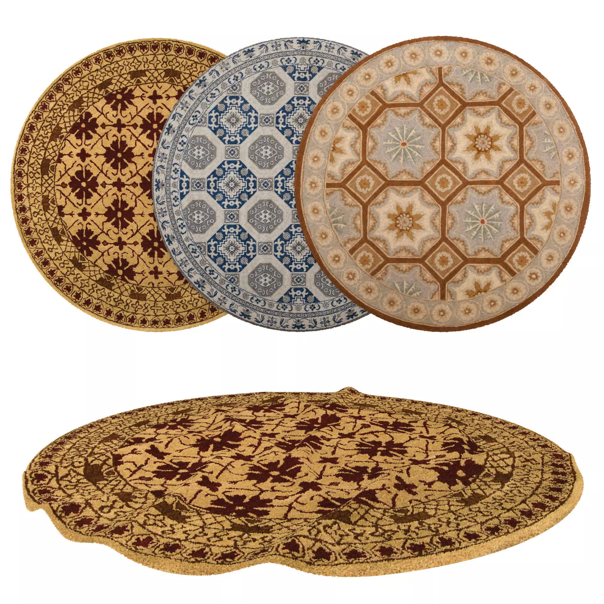 Rugs No 625 Low-poly 3D model_0