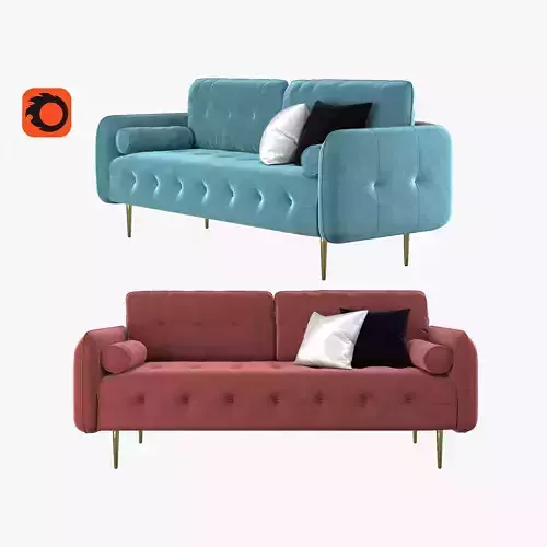 Cameron Tufted Performance Velvet Sofa by Modway