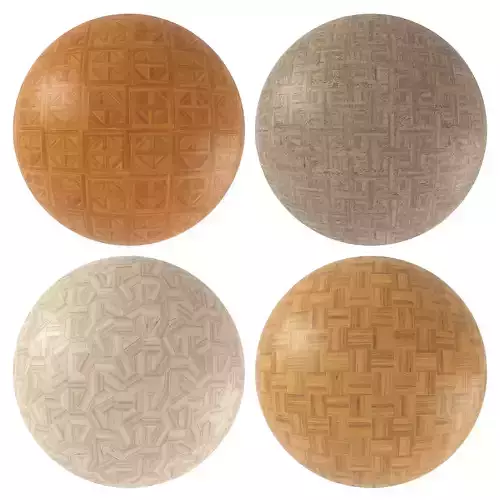 Parquet - Laminate - Wooden floor 4 in 1