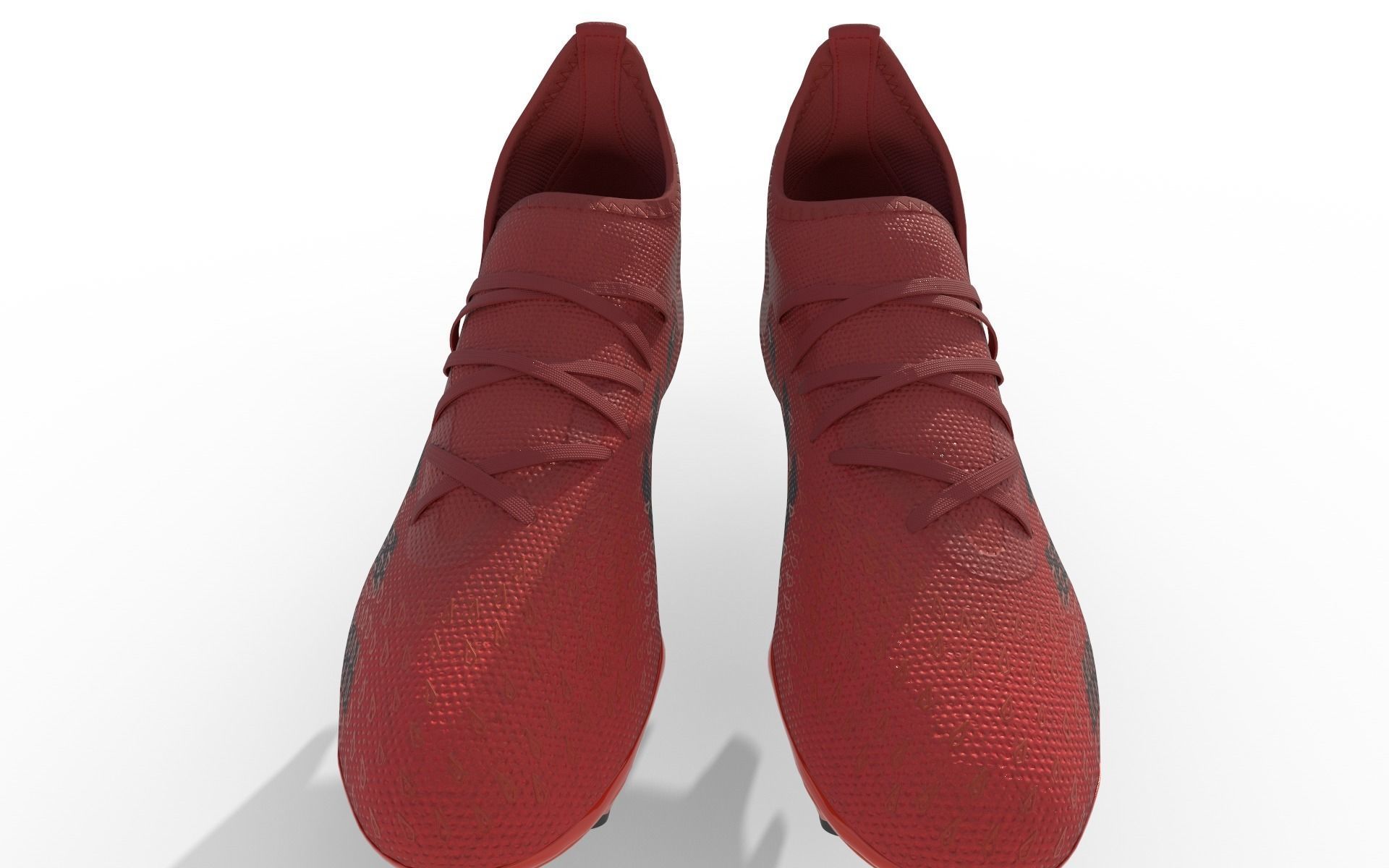 Sports Shoe Low-poly 3D model_4