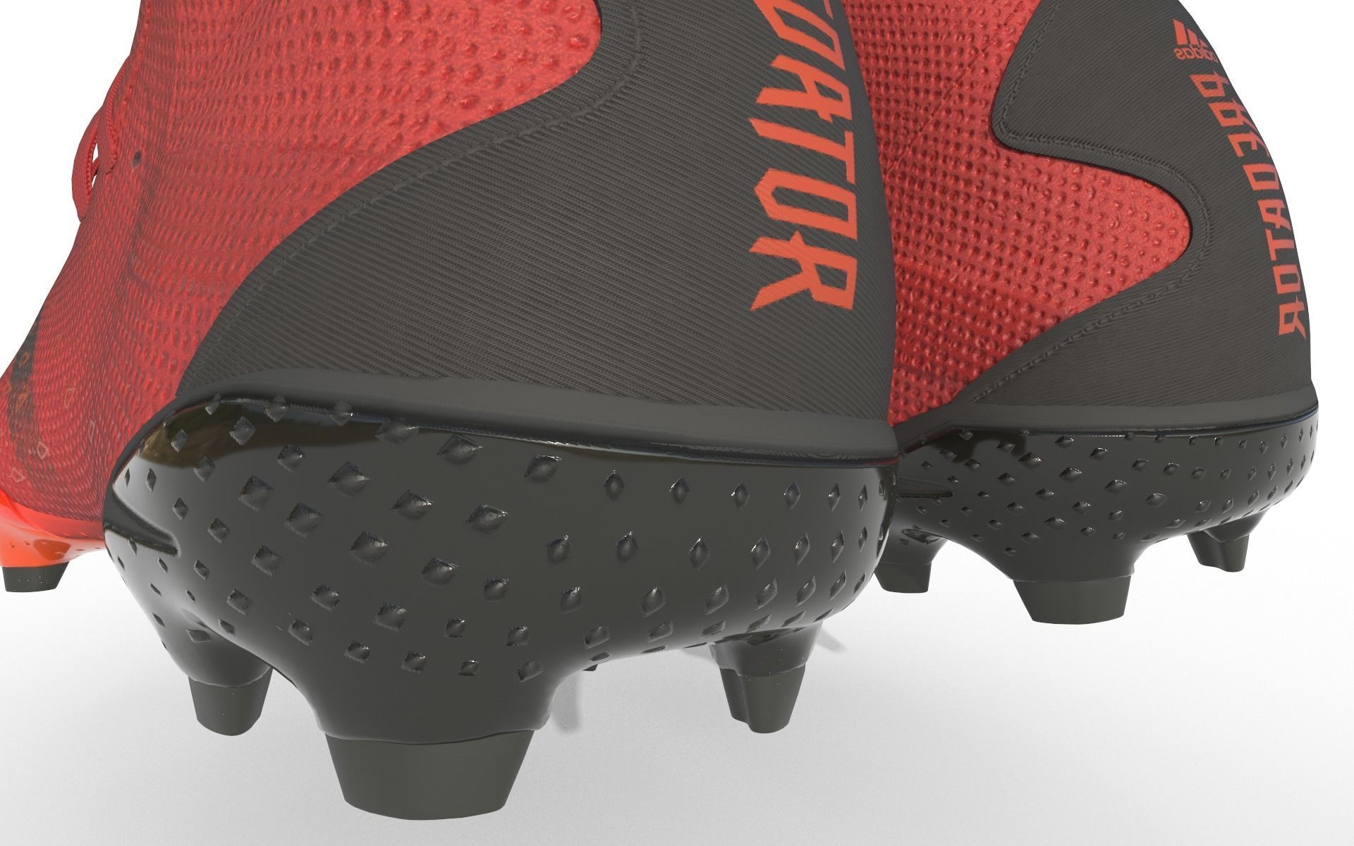 Sports Shoe Low-poly 3D model_6