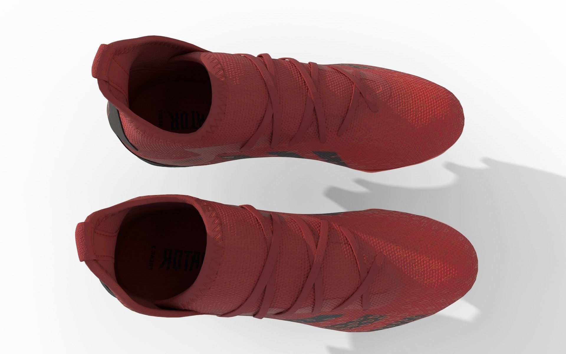 Sports Shoe Low-poly 3D model_5