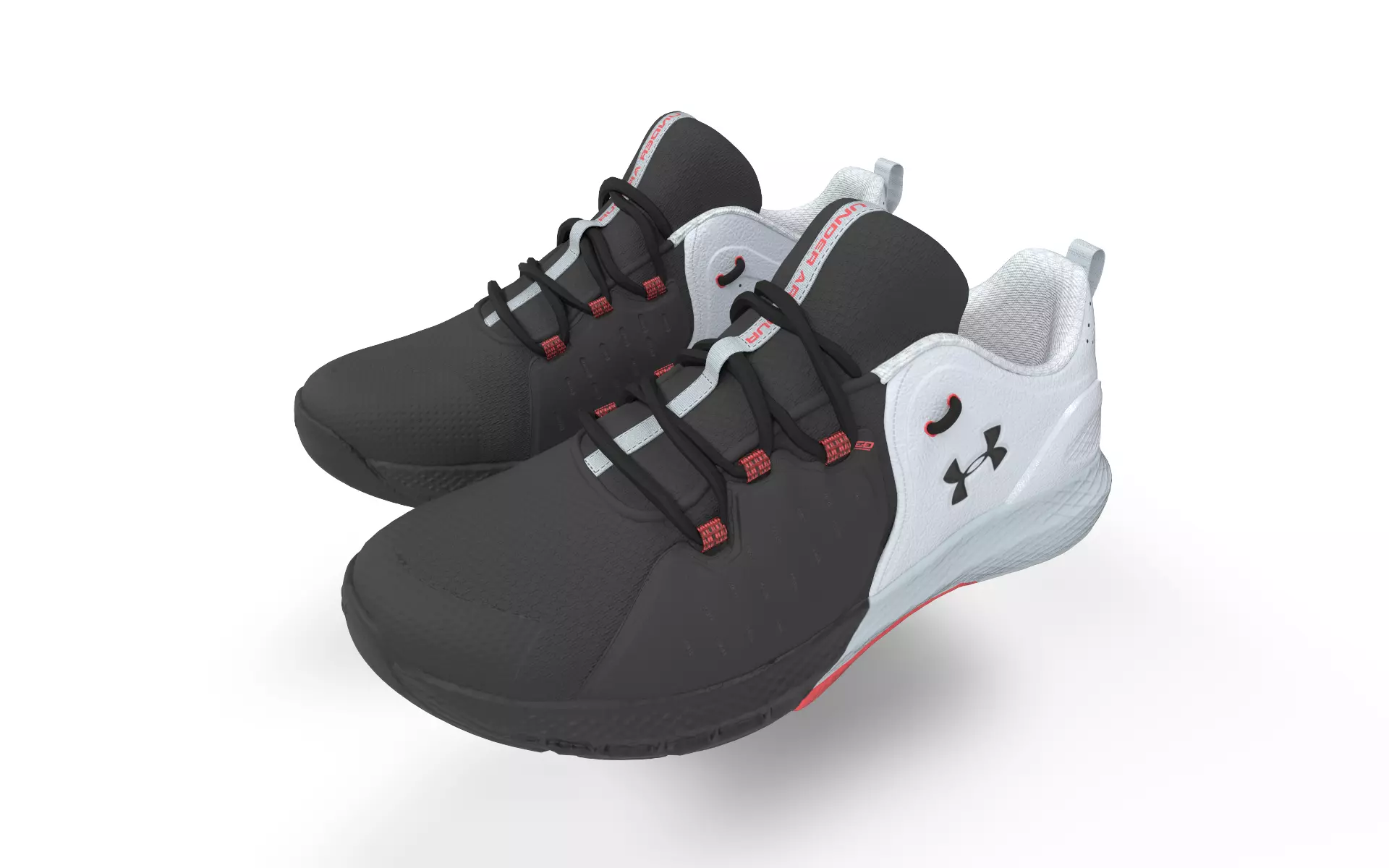 Casual shoe Low-poly 3D model_0