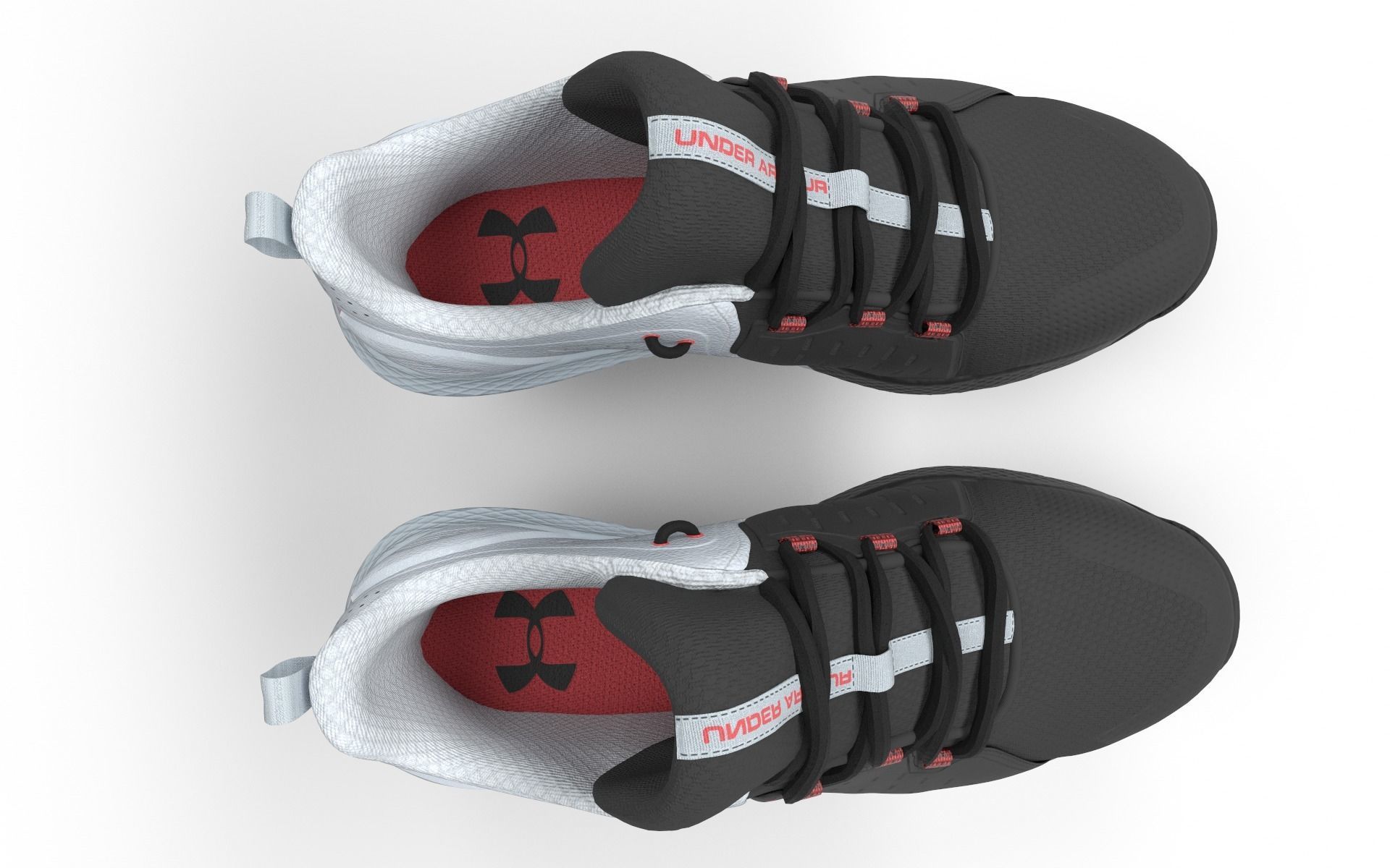 Casual shoe Low-poly 3D model_5