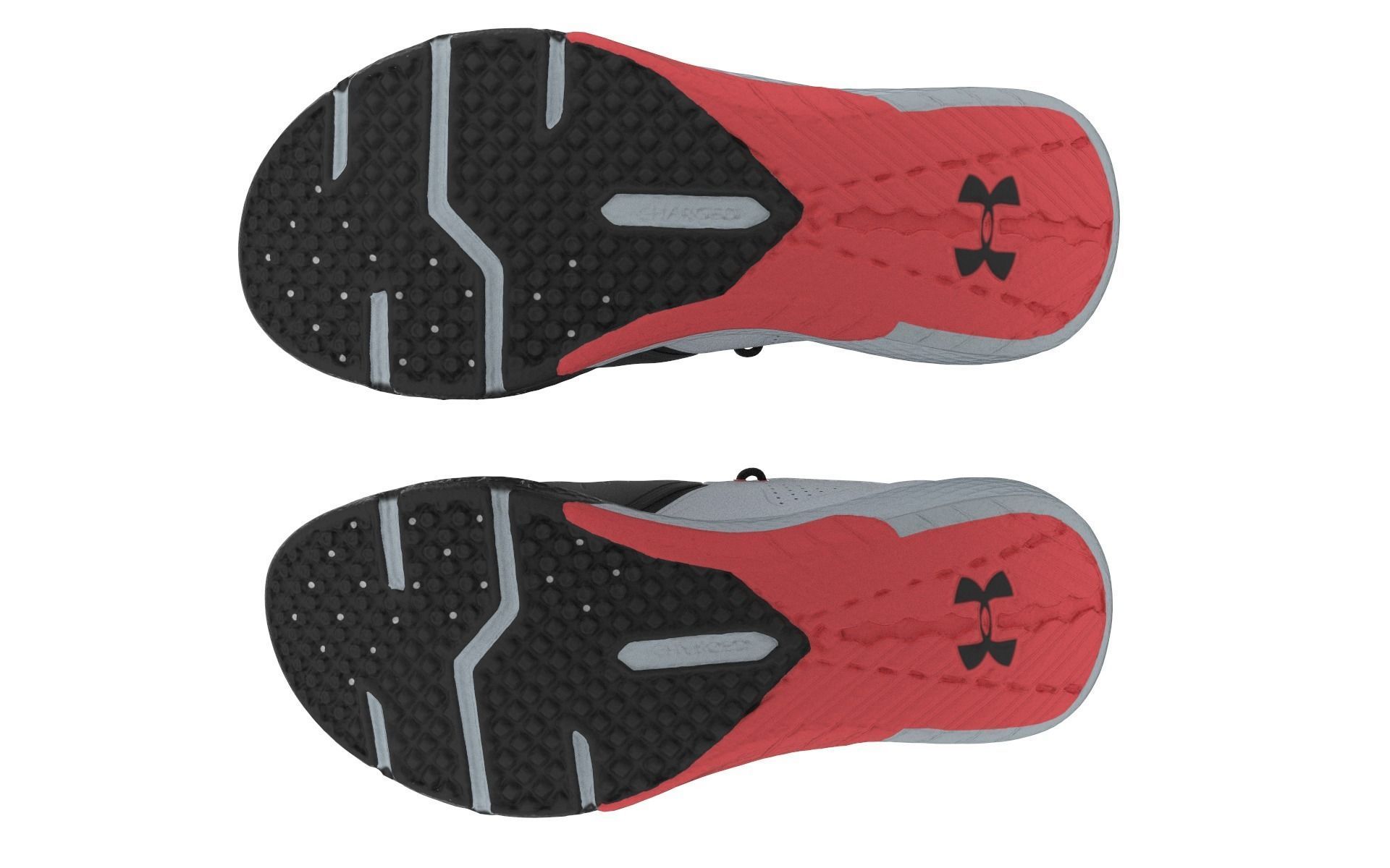 Casual shoe Low-poly 3D model_1