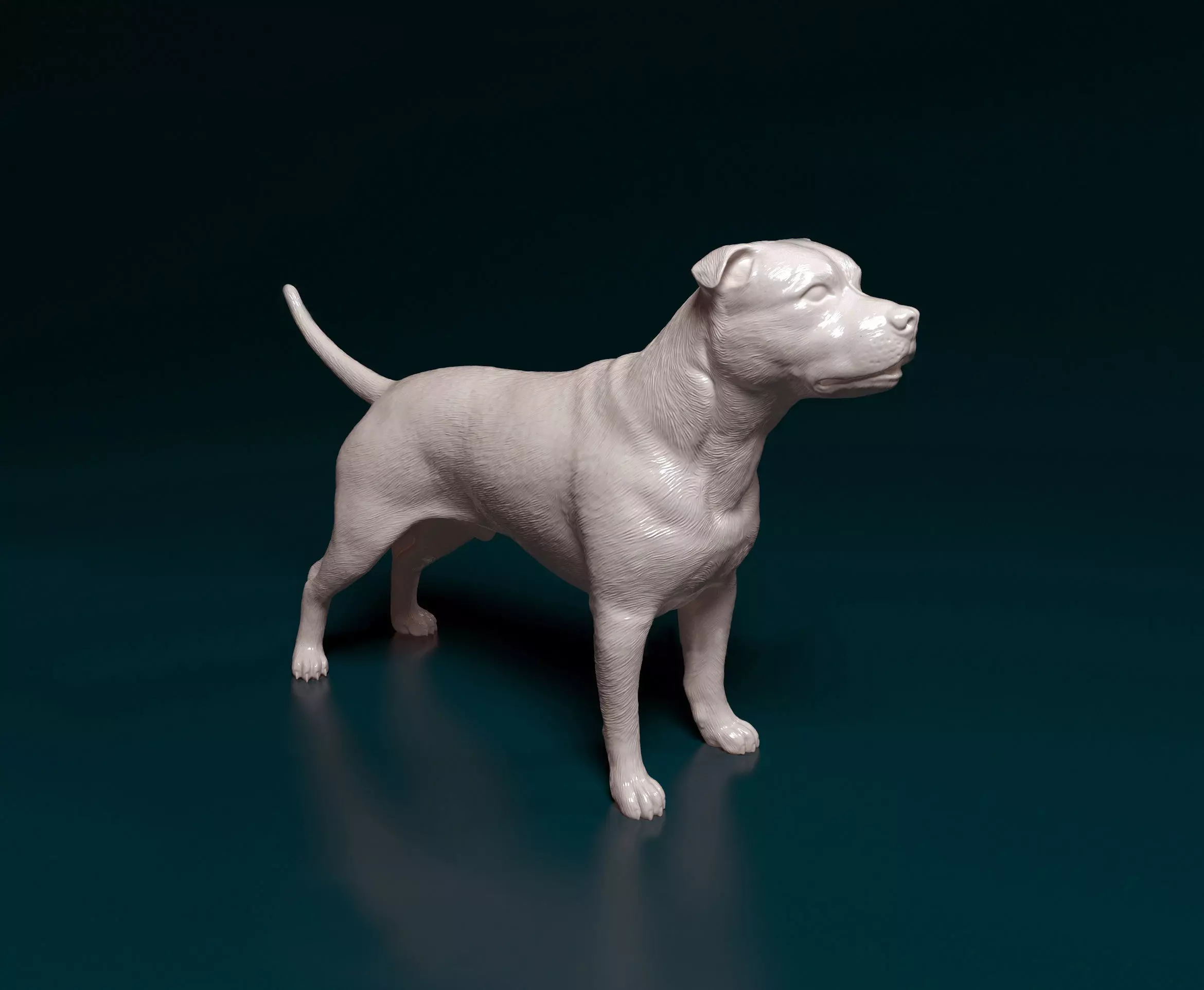 Staffordshire Bull terrier 2 3D print model_0