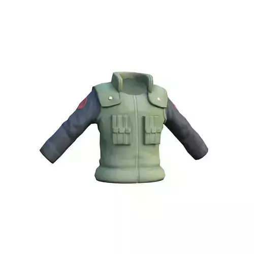 Kakashi Jacket - Clothing - Low poly Low-poly 3D model