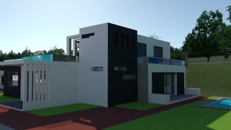 Luxury Villa 3D model_6
