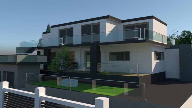 Luxury Villa 3D model_1