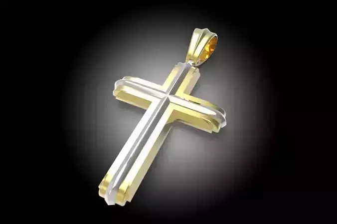CR006 Cross pendant