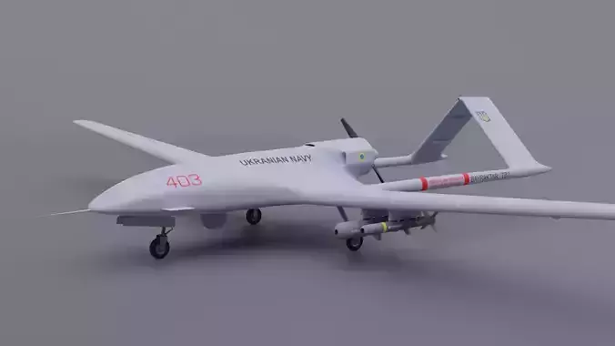 Bayraktar TB2 UCAV Drone 3D model