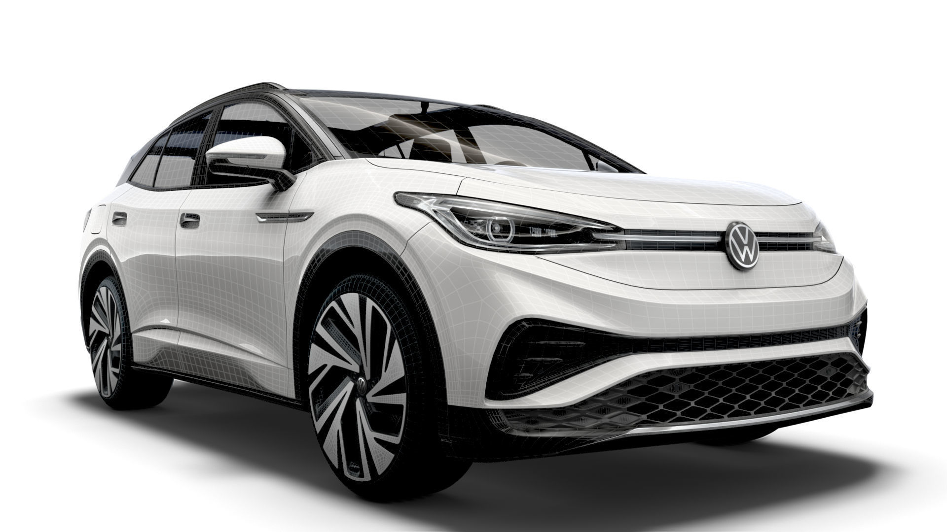 VW ID4 1st China 2021 3D model_12