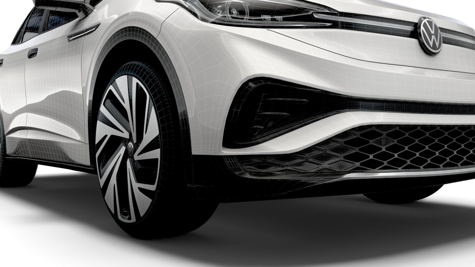 VW ID4 1st China 2021 3D model_17