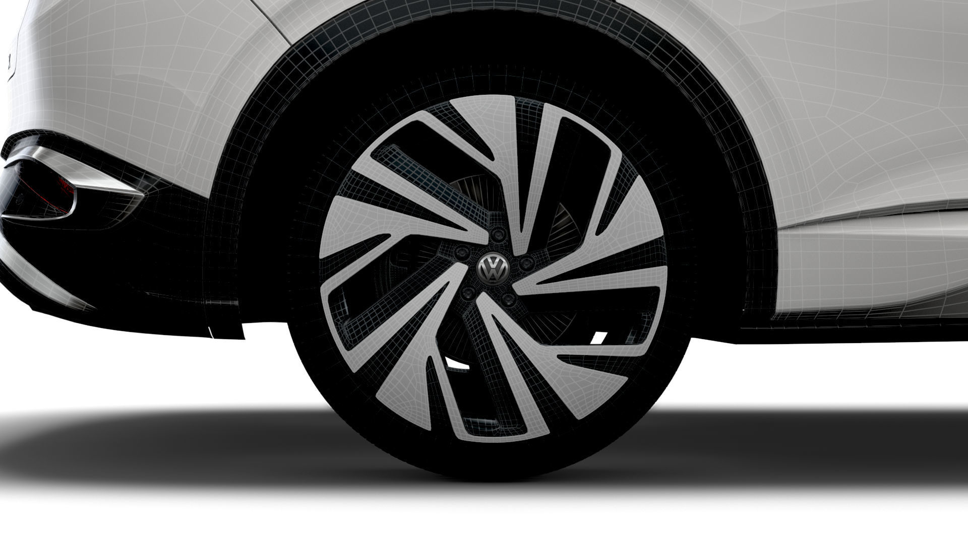 VW ID4 1st China 2021 3D model_21