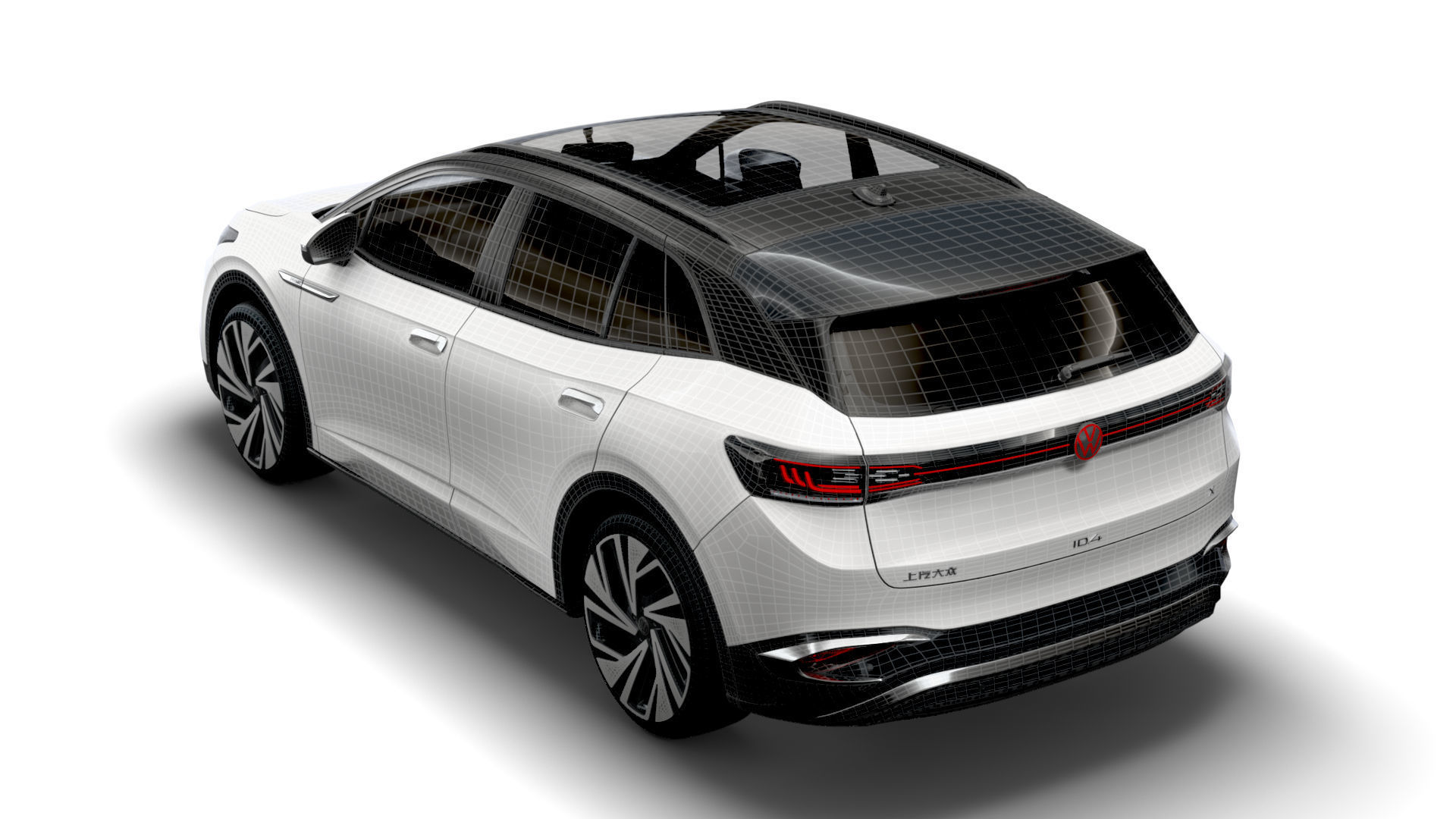 VW ID4 1st China 2021 3D model_15