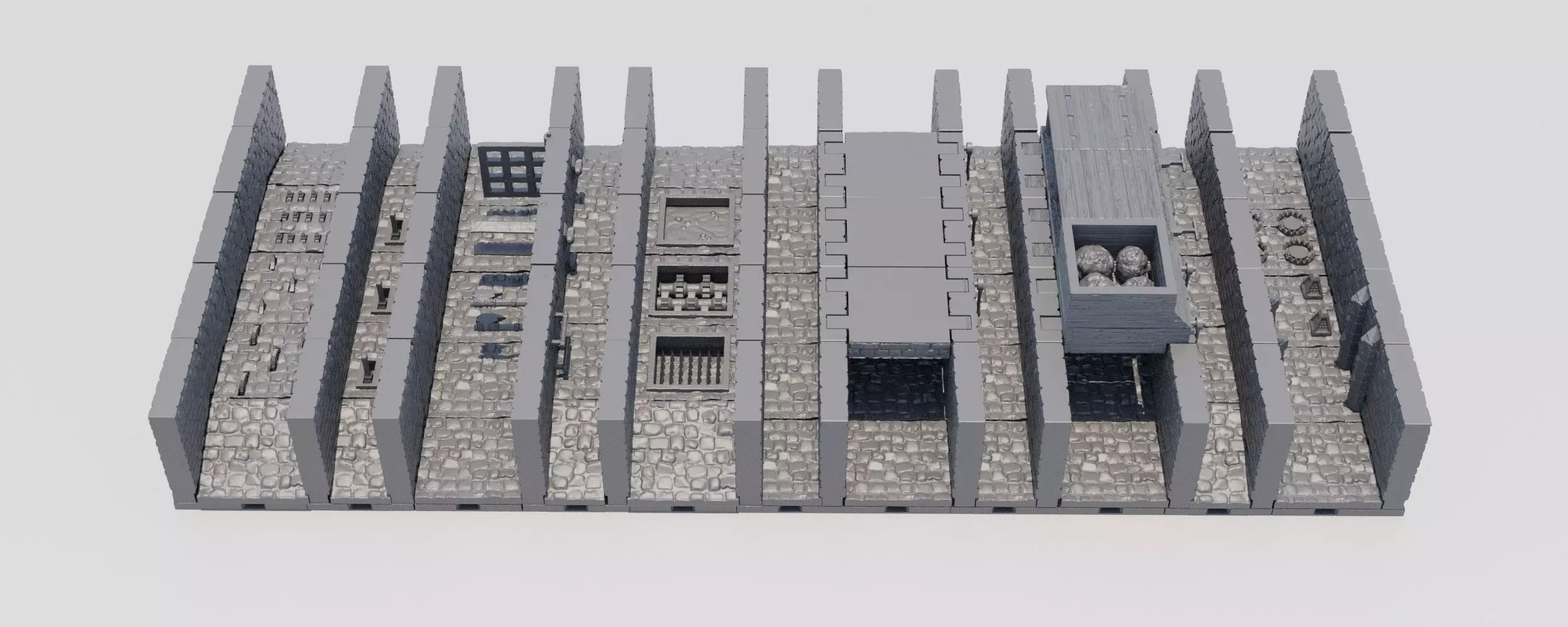 Dungeon Traps Openlock Tabletop Terrain 28 mm 3D print model