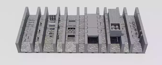 Dungeon Traps Openlock  Tabletop Terrain  28 mm 3D print model