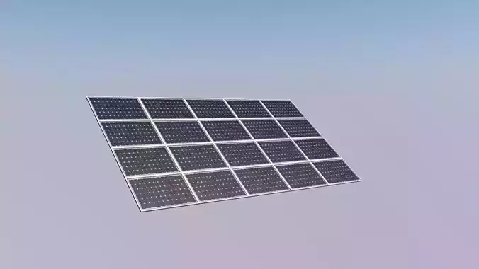 solar panel Free 3D model