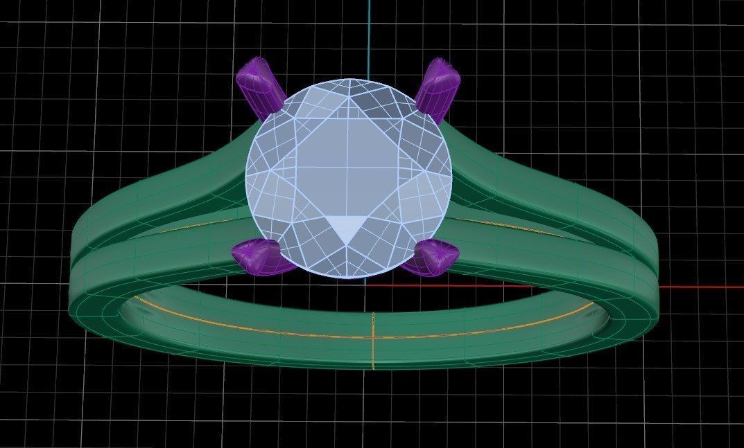 Ring iz58 3D print model_11