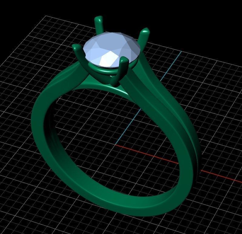 Ring iz58 3D print model_10