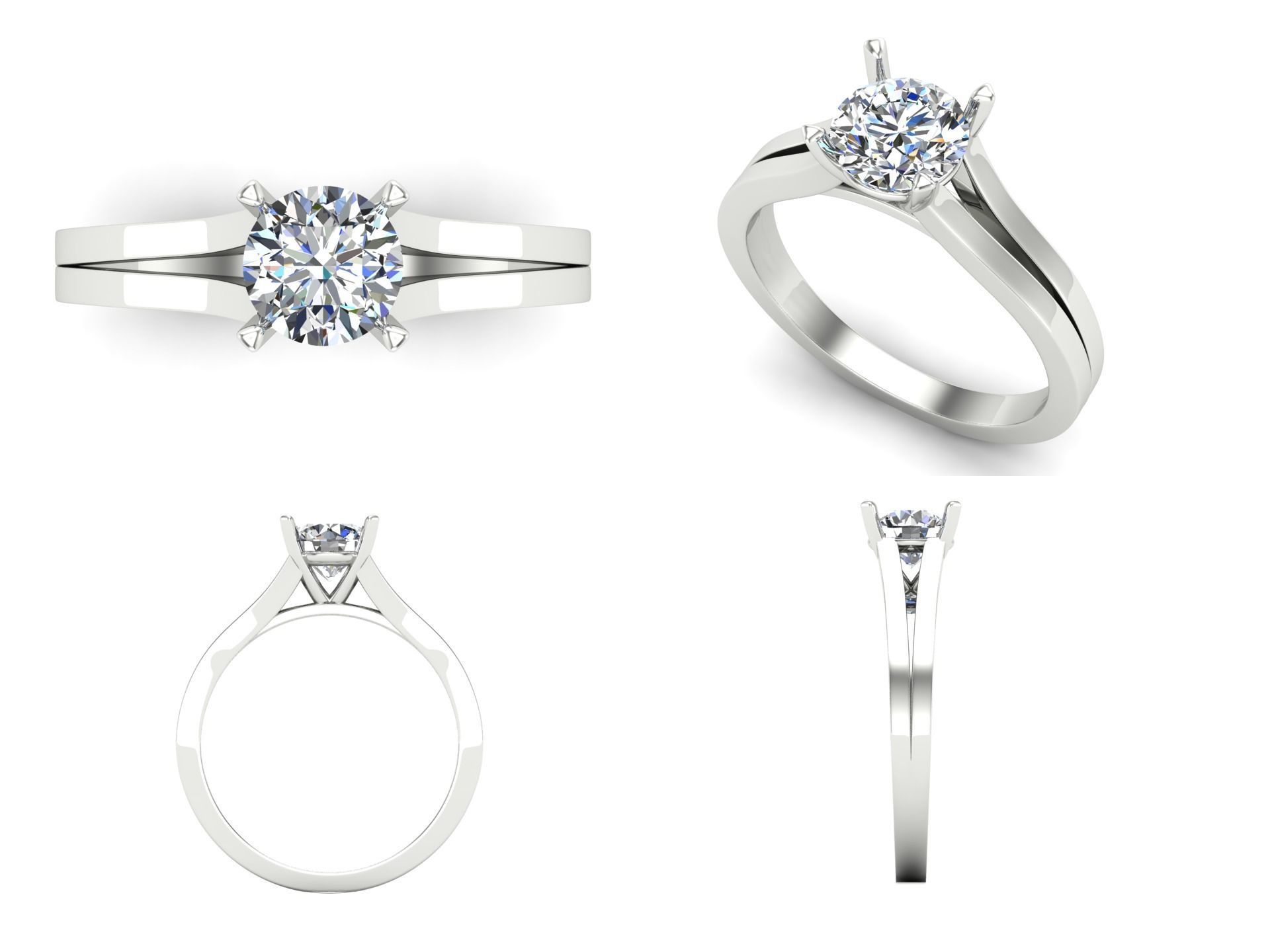 Ring iz58 3D print model_5