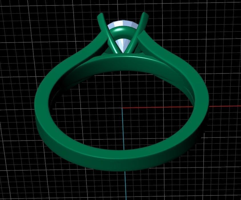 Ring iz58 3D print model_8