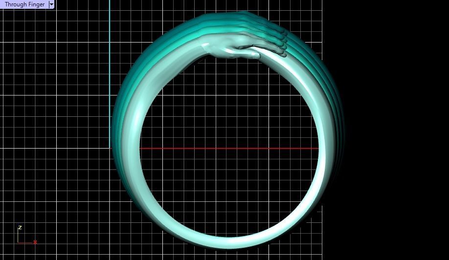 hug ring 3D print model_21