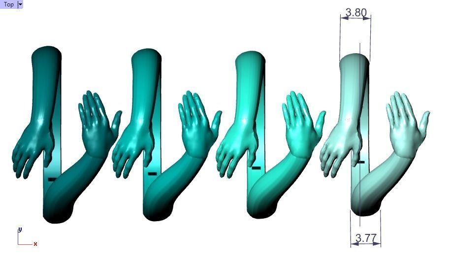 hug ring 3D print model_18