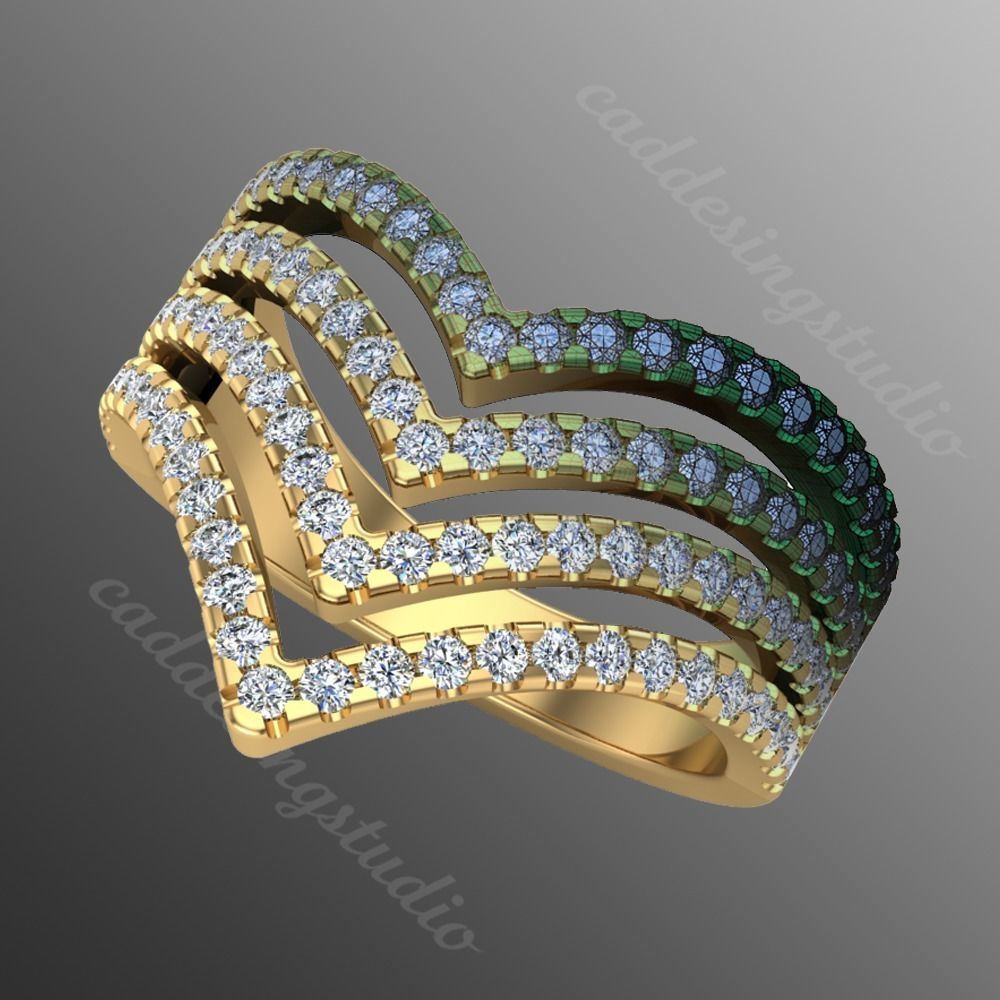 Ring iz60 3D print model_1