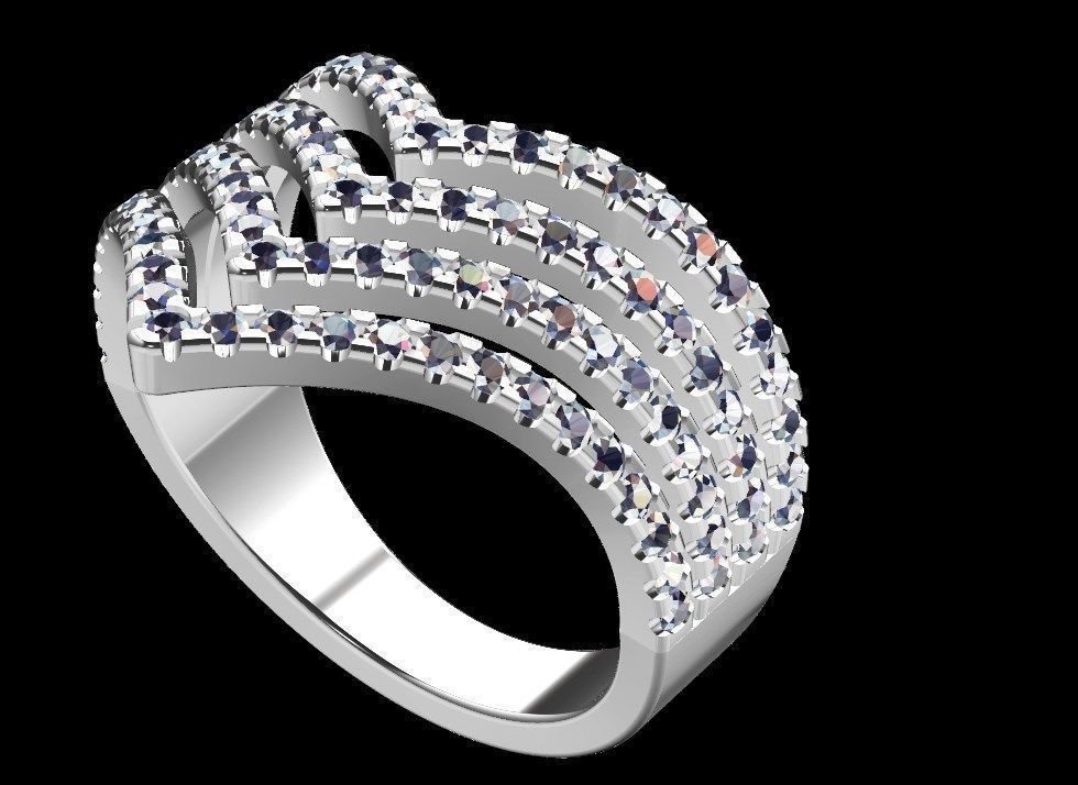 Ring iz60 3D print model_14