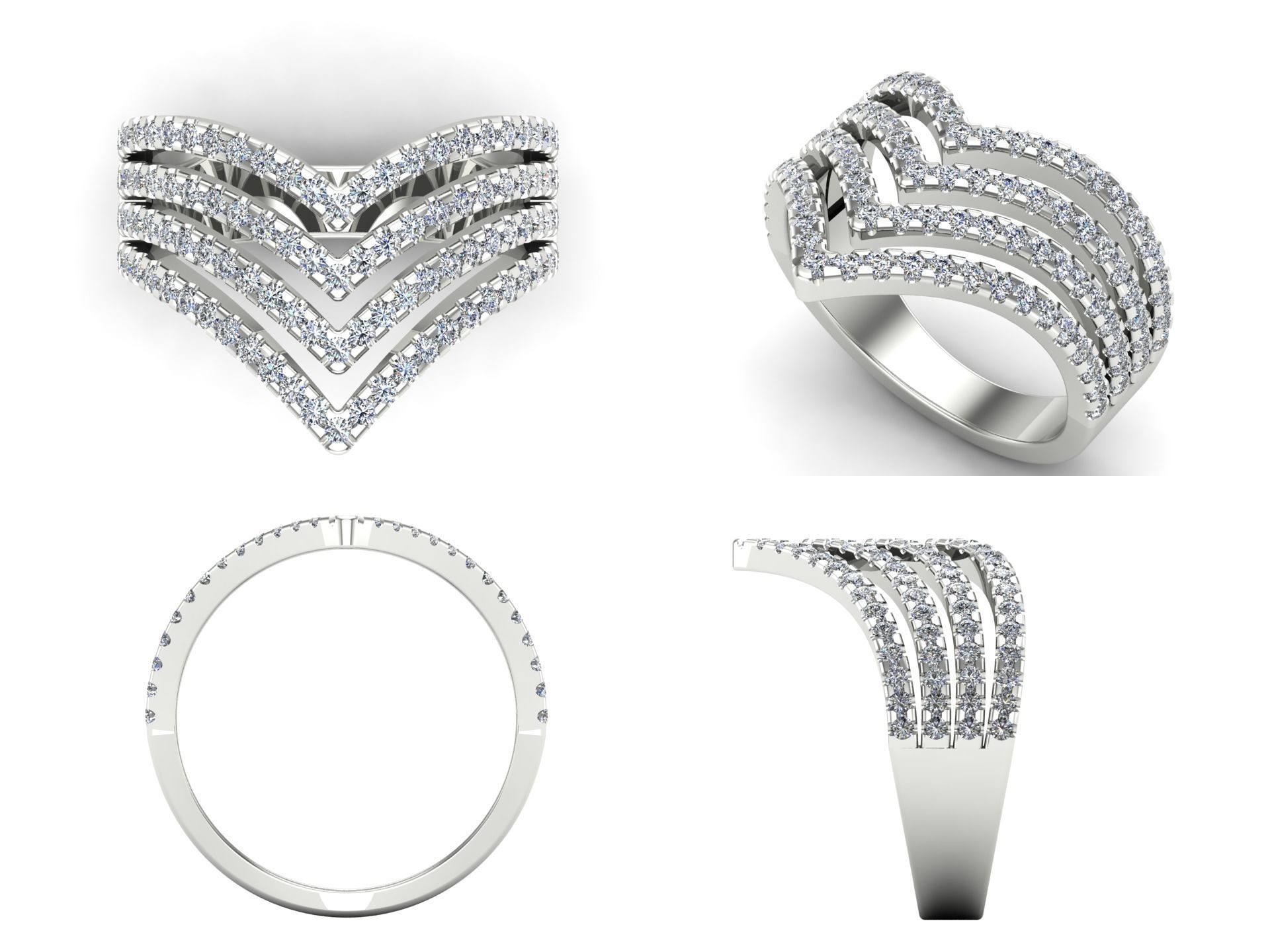 Ring iz60 3D print model_5