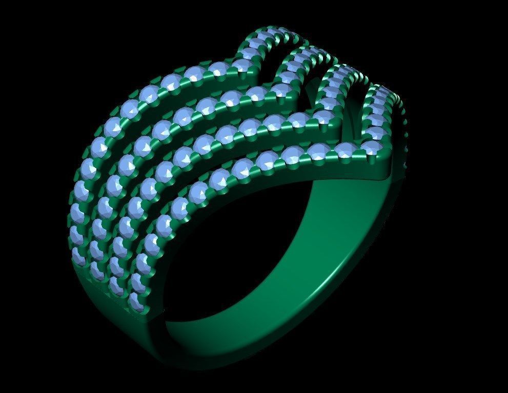 Ring iz60 3D print model_9