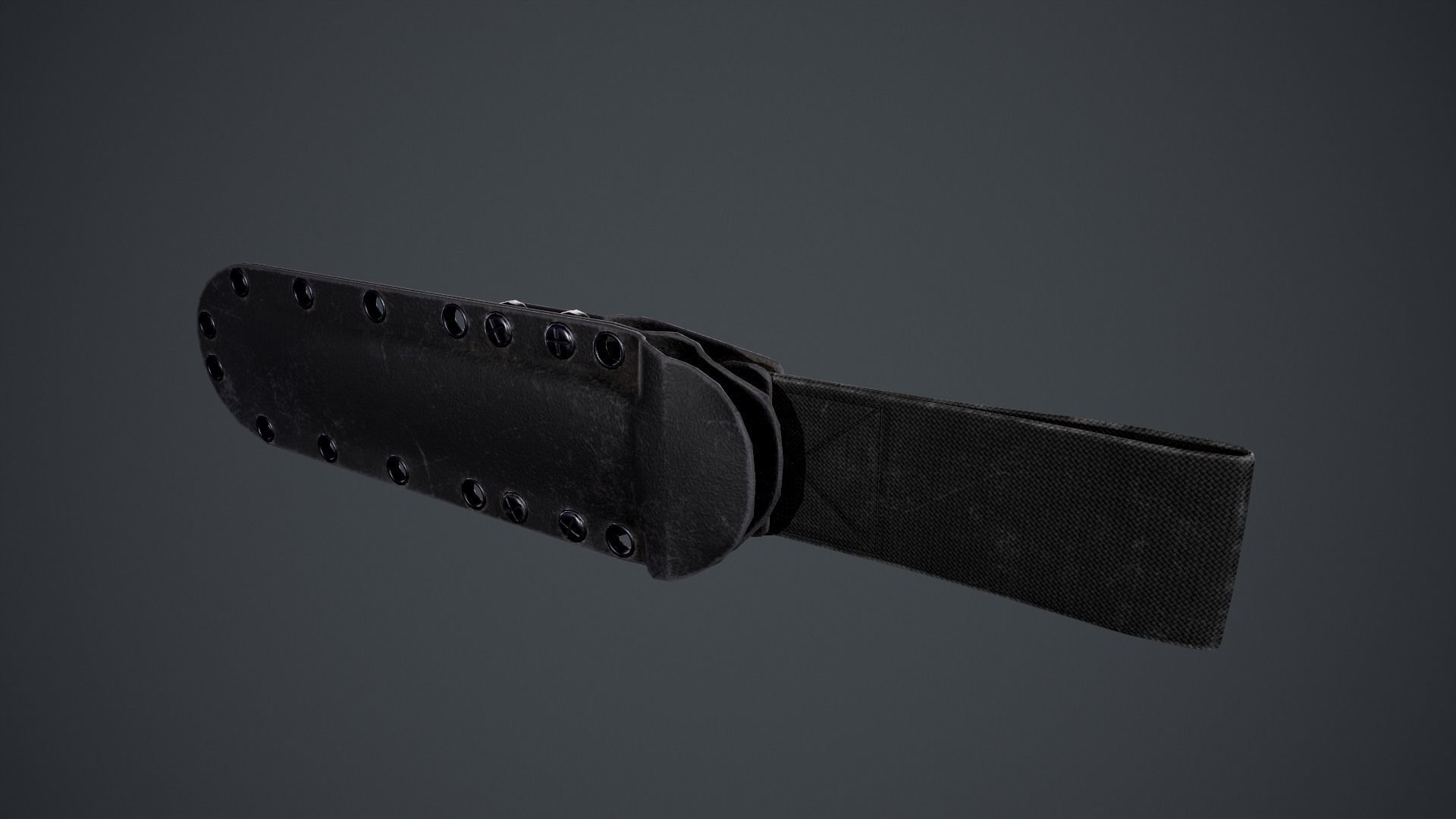 Nine BK Knife Low-poly 3D model_13