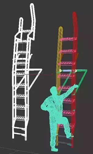 Sukhoi su -27 ub and 30 ladder set with pilot