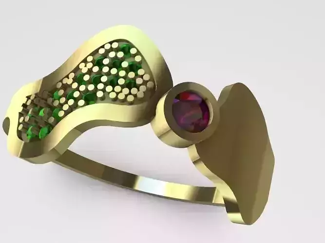 lotus pond ring stl verified