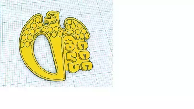 Tbilisi emblem 3D model