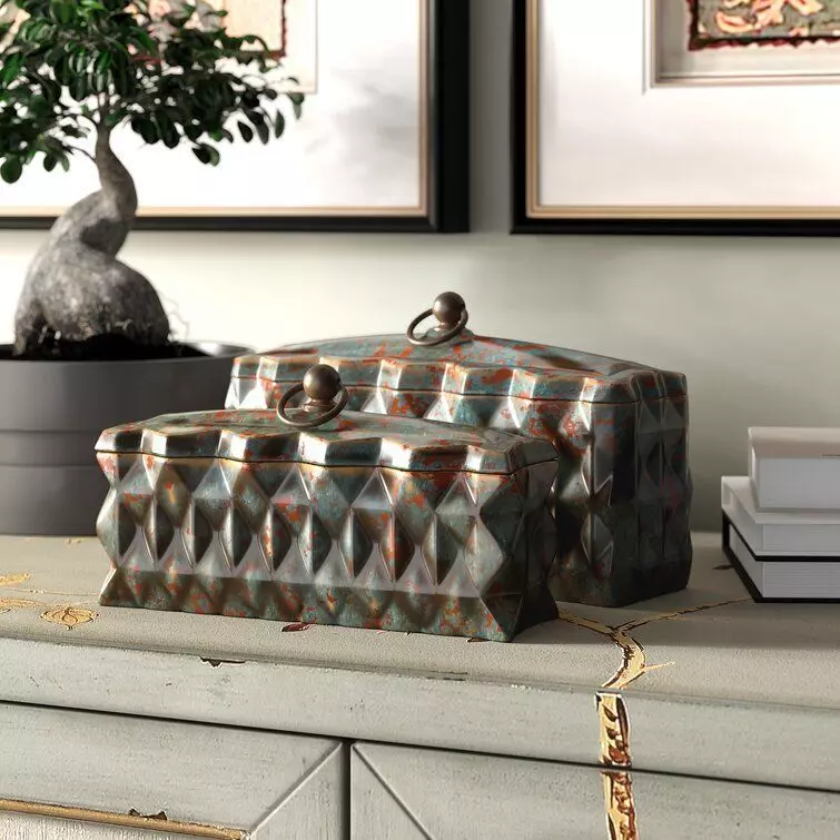 2 Piece Ceramic Container Set 3D model