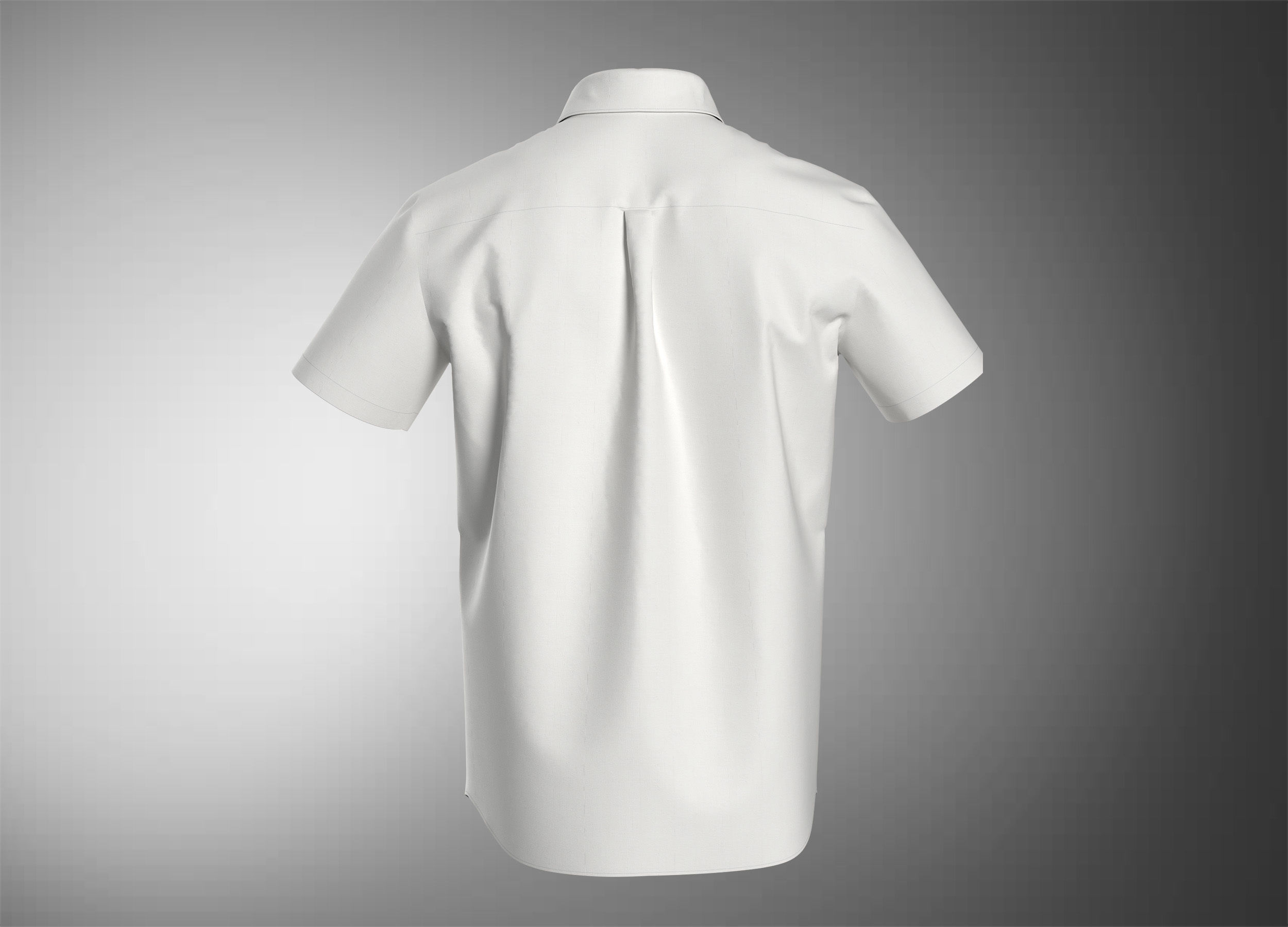 Shirt short sleeve 3D model_8