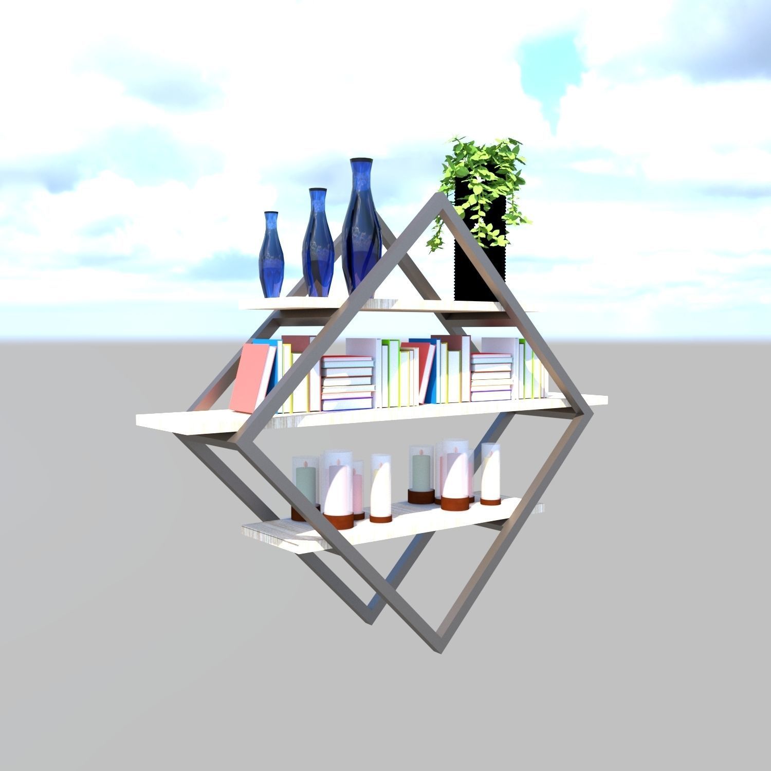 Diamond Rack 3D model_5