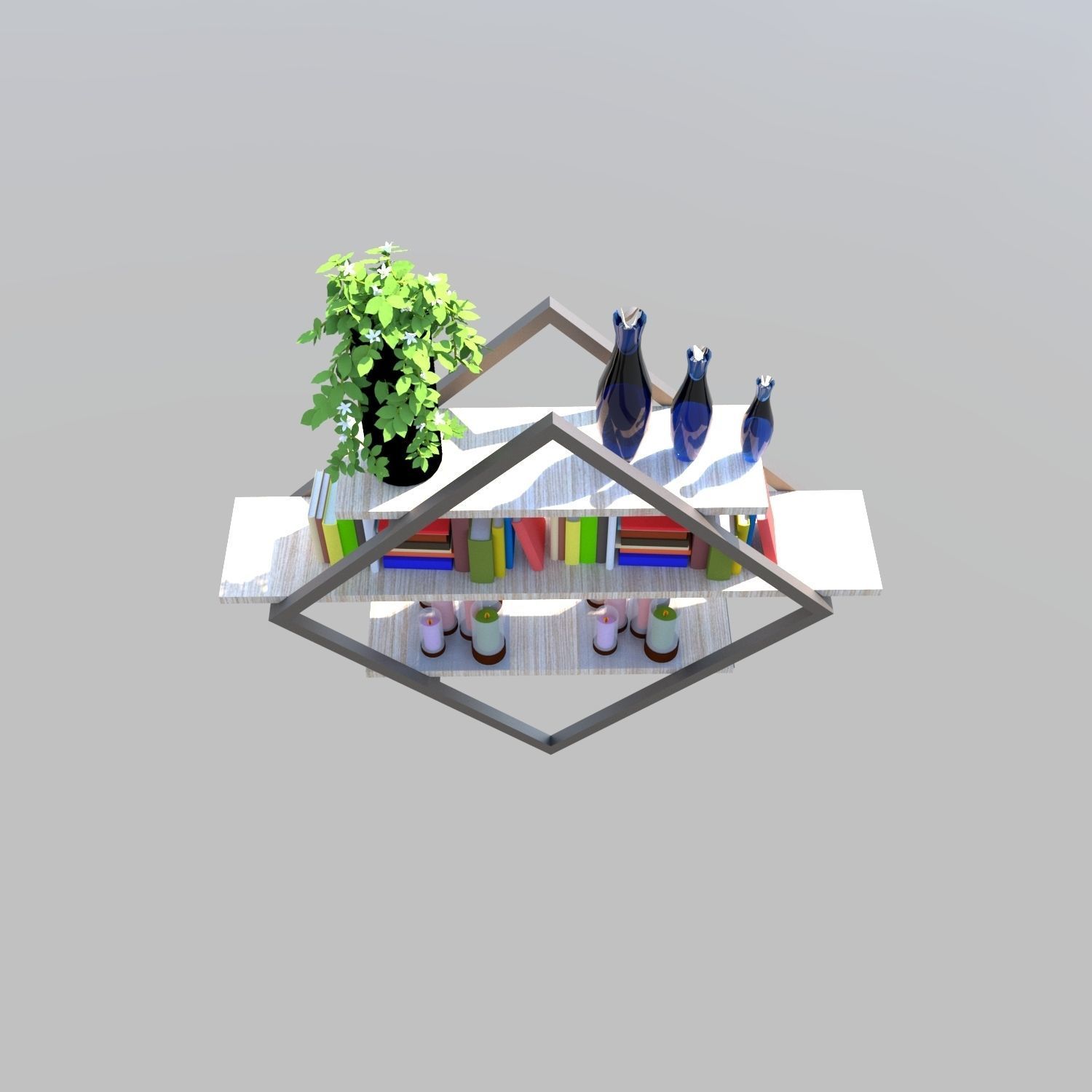 Diamond Rack 3D model_6