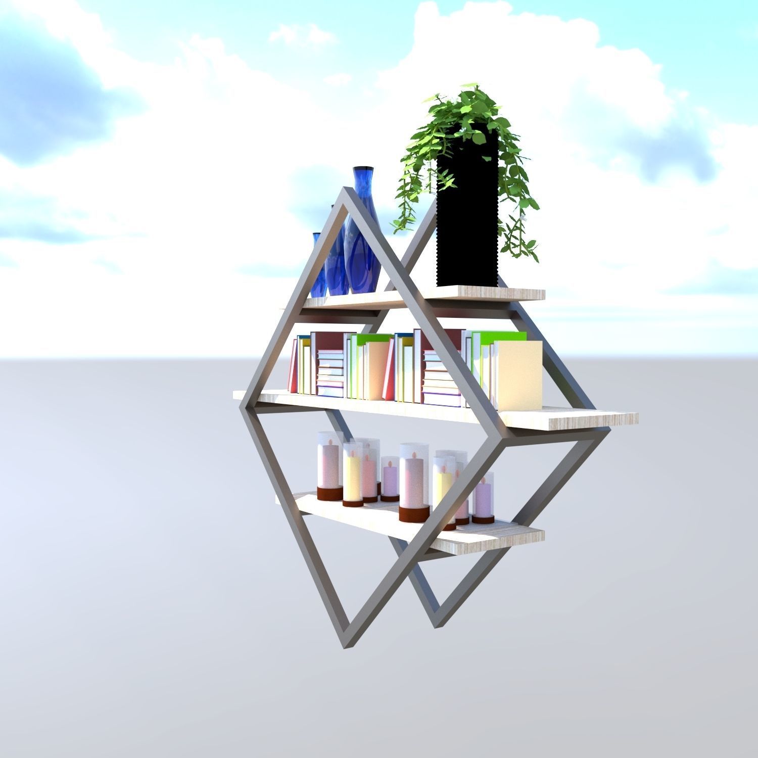 Diamond Rack 3D model_3