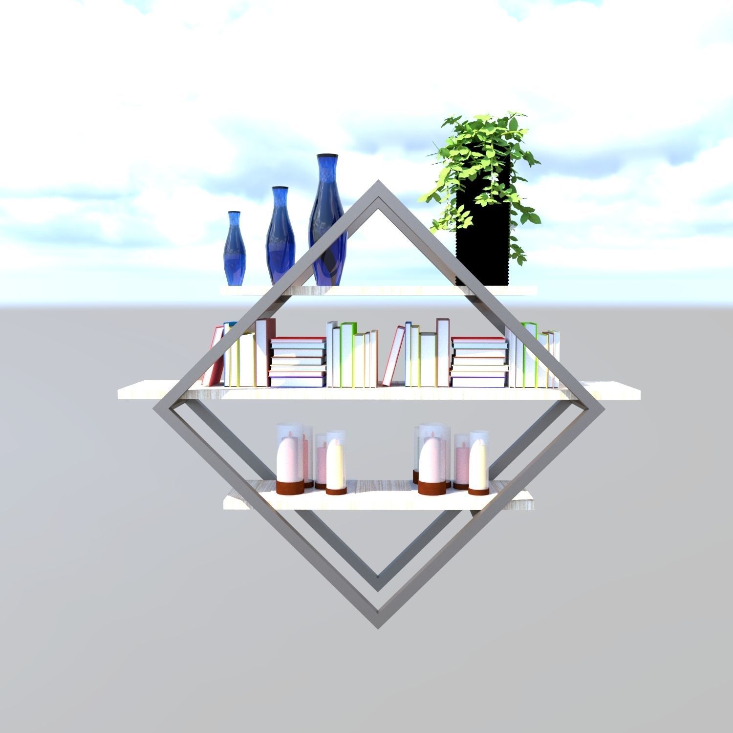 Diamond Rack 3D model_4