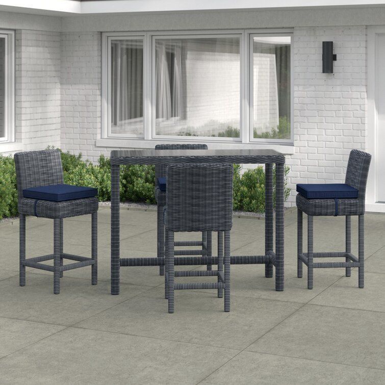 Keiran Long Bar Height Dining Set  3D model_5