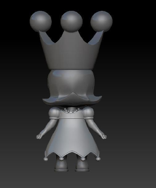 Princess Molly 3D print model_2