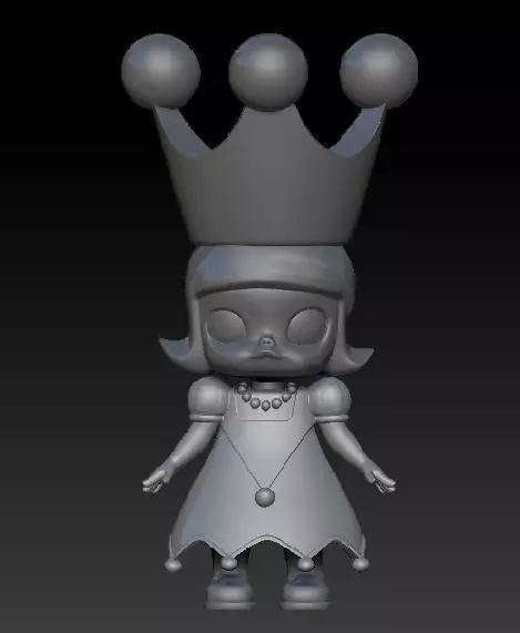 Princess Molly 3D print model_0